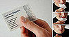 Edible business card for a head hunter with instruction to ‘read it then eat it'.  