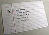 A graphic designer's business card.