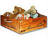 Recycled Wine-Crate Toy Box