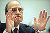 Mitchell testifies, about his findings regarding professional baseball's steroid use, before the House in early 2008.