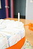 Using bamboo skewers or coffee stirrers can help keep the layers in place.