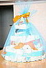 Gather all of the edges and tie a bow at the top.