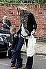Kate Moss and daughter Lila ran errands back home in London. 