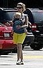 The always adorable Keri Russell and River Deary brightened up the streets with the burst of yellow and smiles.