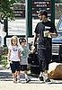 Travis Barker and His Entourage Hit Starbucks