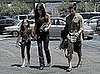 The Beckinsale Crew Heads to the Ice Rink