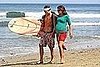 Matthew and Camila Keep It Cool in the Surf