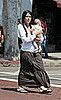 Soleil Moon Frye and Jagger Cuddle in the Sun