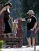 Jack Black and Family at the Park