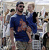 Lil Violet Gets a Hip Ride from Daddy David Grohl