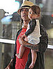 Anthony and Everly Kiedis Fly Back to Cali