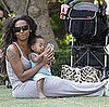 Mel B and Angel Play at the Grove 