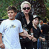 Cyndi Lauper and Son Declyn Head to Bar Pitti in NYC