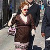 Pregnant Gillian Anderson Works the Late Night Talk Show Circuit