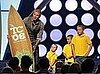 Daddy David Takes Center Stage with His Three Golden Boys