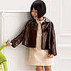 Chloe Leather Swing Jacket ($866)