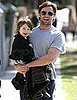 Ava and Daddy Hugh Enjoy Some Sunshine