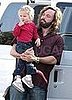 Shaggy Daddy Ben Gives Violet a Lift