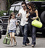 Mommy Kate and Daughter Lily Feeling Green on a Sunday Afternoon