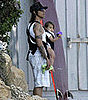 Anthony and Everly Get Their Bearings at the Beach