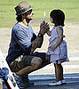 Hugh Helps Ava Lick the Popsicle
