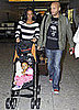 Mel B and Stephen Push Angel Through LAX