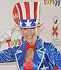Jamie Lee Curtis Wears Her Patriotic Colors for Barack and Biden