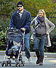 The Schreiber Family Takes a Leisurely Stroll