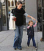 Dimpled Duo Sports Dungarees in NYC