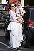 Helena and Daughter Nell All Dressed in White