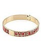 Skinny Bangle Red $78 eLuxury 