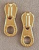Zipper Charm Stud Earrings $68 Neiman Marcus