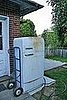 This 50's fridge will be used to store the linens & tableware. The seals are in perfect shape.