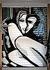 Closet Art: Paraquiescent: A pleated window shade created from a print of my original work.