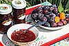 A spicy plum sauce & a chunky, spicy chutney created from the plums and habs that we harvested.