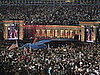 Barack Brings the Greek Columns to Invesco 