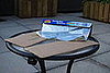 Create a propeller for the front of the plane using the smaller flaps from the original top of the box.