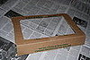 Cut out the center of the "windshield" leaving a one inch boarder.