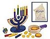 Wooden Hanukkah Set