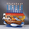 Noah's Ark Menorah