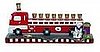 Fire Truck Menorah