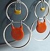 Recycled Capacitor Earrings