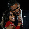 Barack Shows Daughter Malia Love 