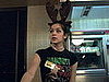 Sweet Waitress doing her deer caught in headlights pose.  She was a riot and had the whole place laughing at her antics.  