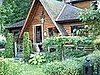 This homeowner was pleased to share the pictures of his home.  The dog in the door is a statue. 