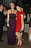 Keren Craig and Georgina Chapman in Marchesa.