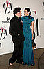 Isaac Mizrahi and Anh Duong in Diane von Furstenberg.