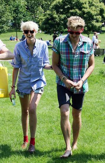 Agyness Deyn and Henry Holland.