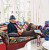 Matthew Williamson in his Hampstead (London) home, shot by Simon Upton for domino magazine.