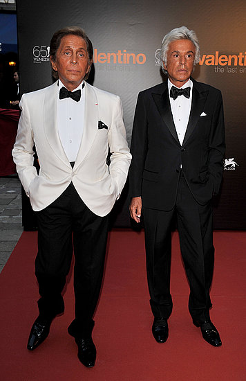 Valentino Garavani and Giancarlo Giammetti